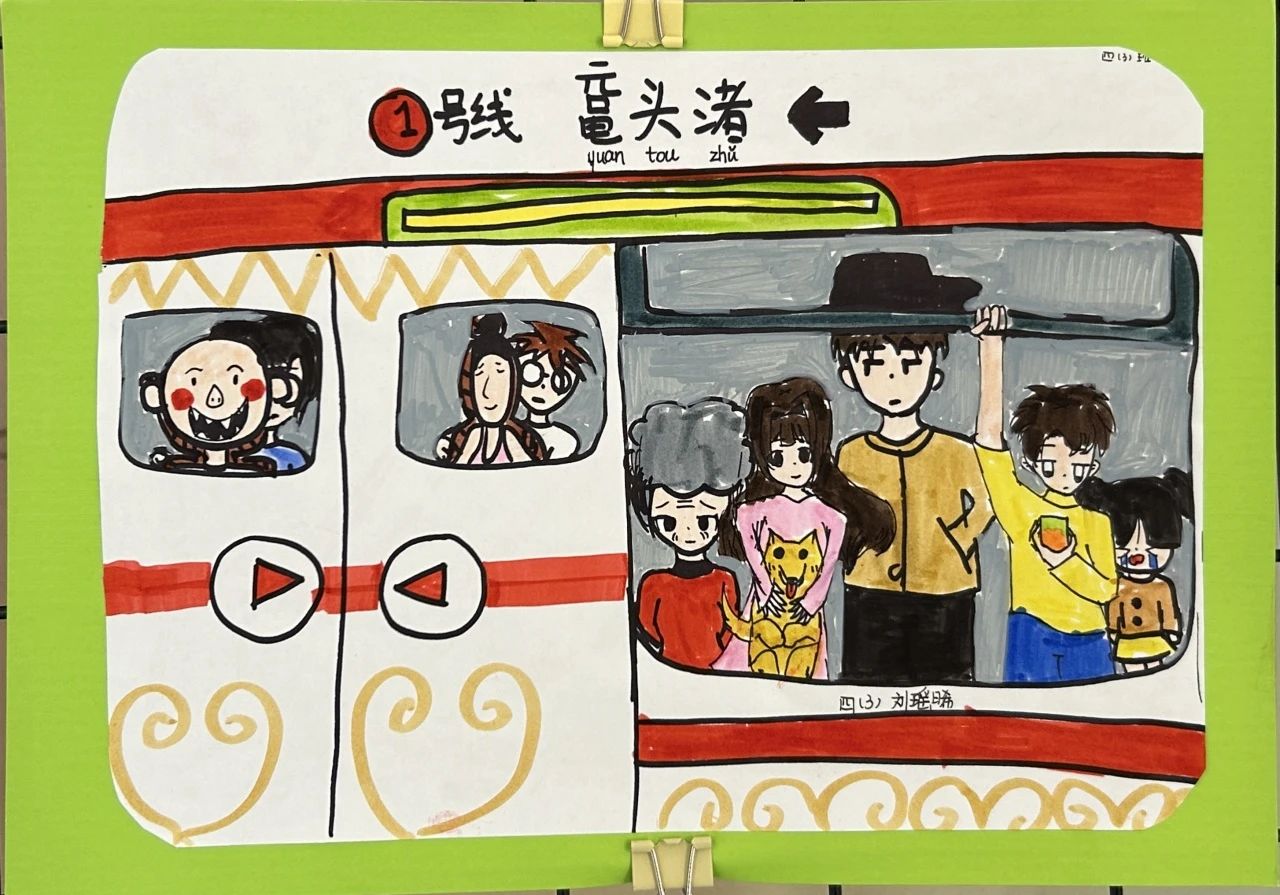 “喜乐龙年——童真里的无锡景色”画画图片（4）