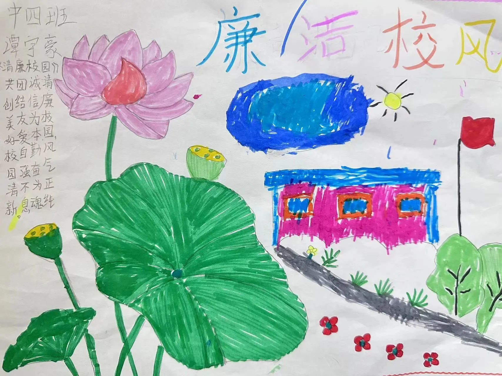 幼儿园廉洁绘画作品简单又好看（1）