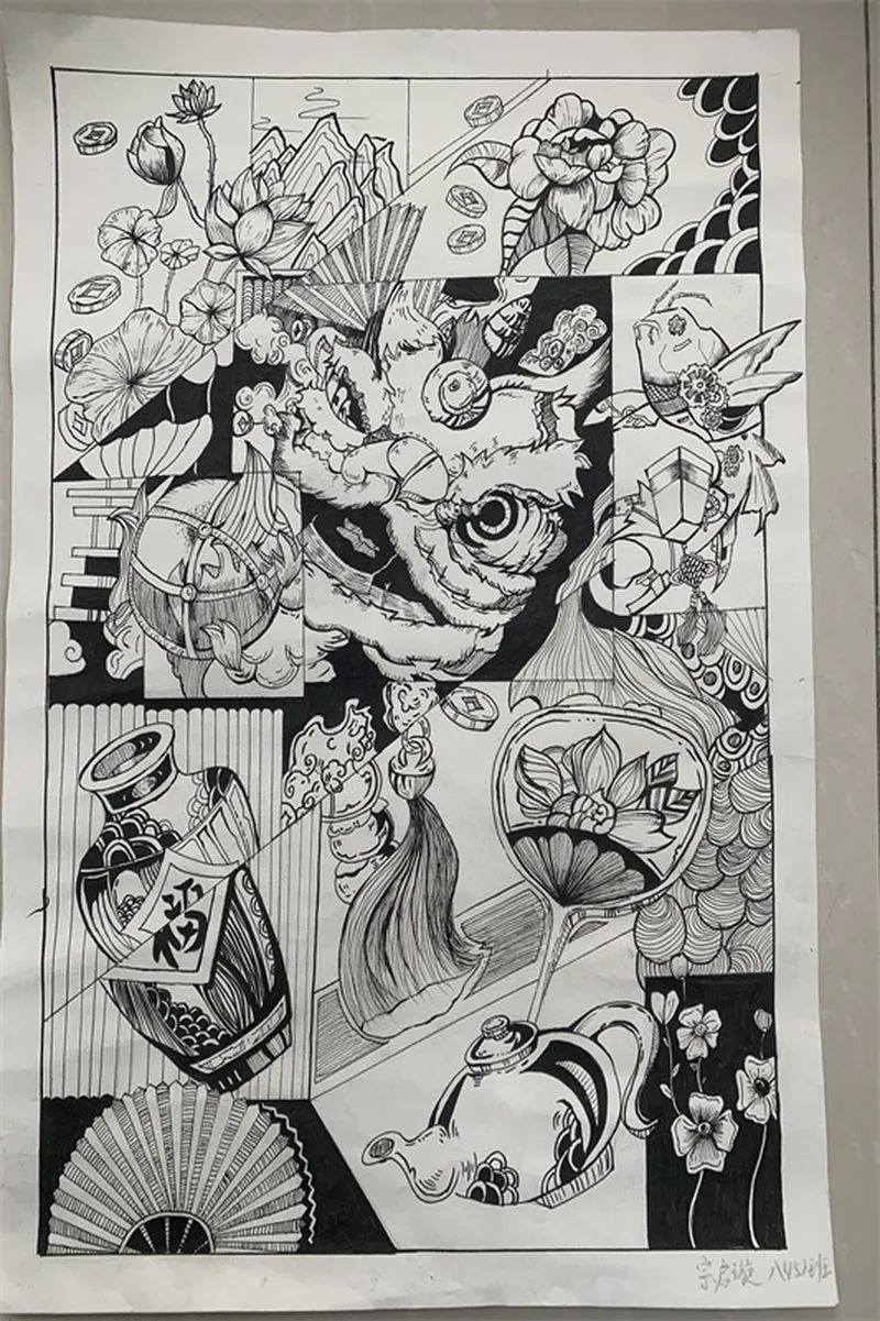 2024龙年春节主题绘画-第3张