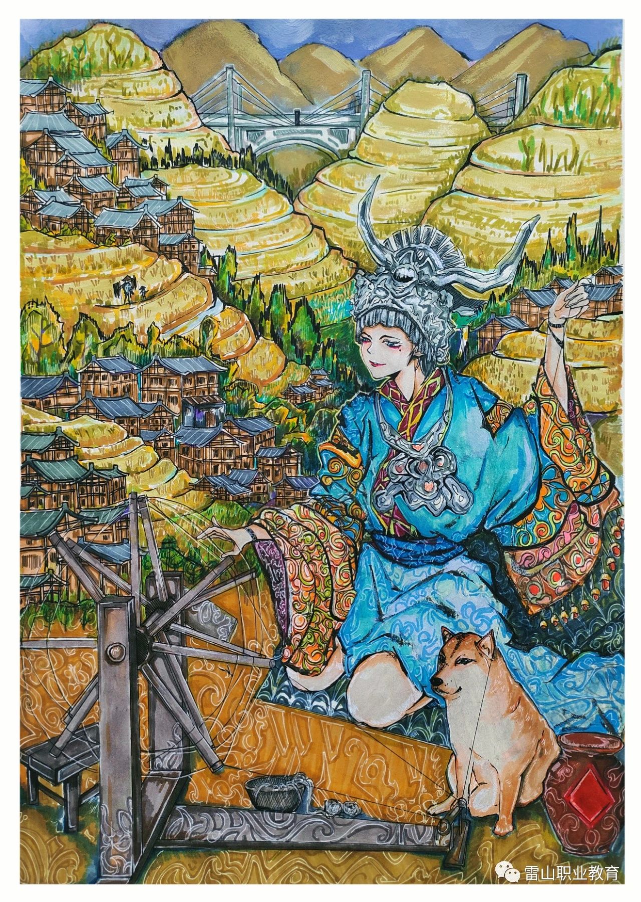“祖国好 家乡美”学生美术赛获奖作品（2）
