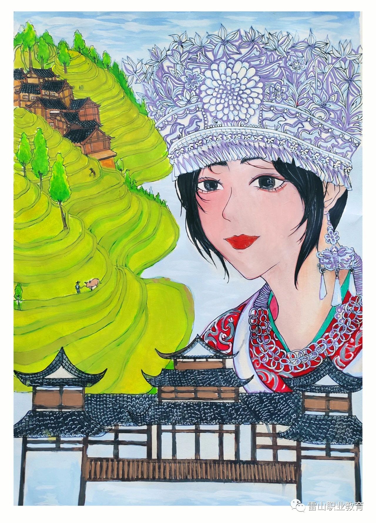 “祖国好 家乡美”学生美术赛获奖作品（8）