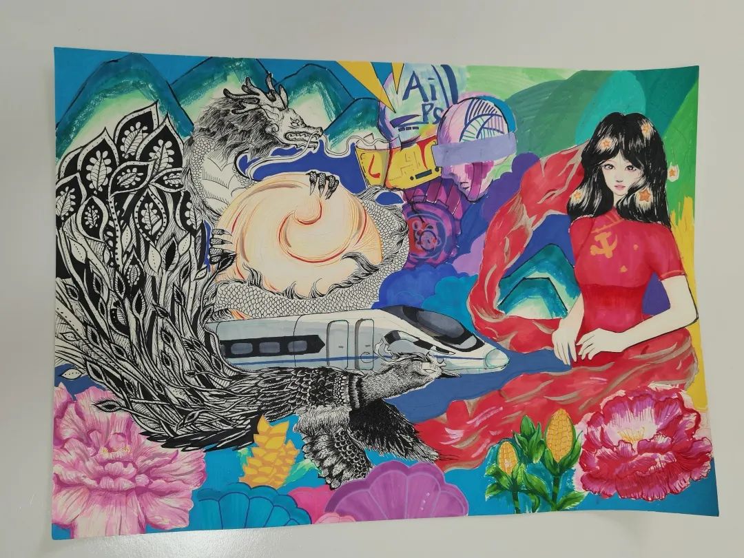 少年强则中国强儿童绘画（20）