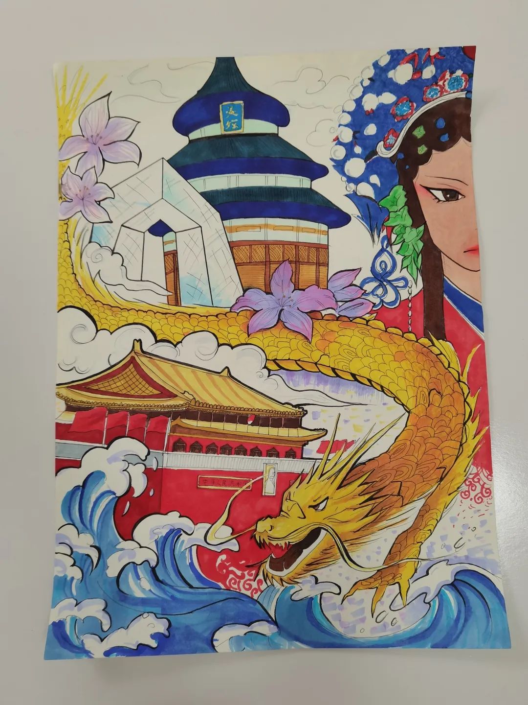  “笔墨绘华章 厚植爱国情”主题儿童绘画（六）
