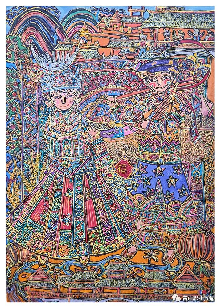 “祖国好 家乡美”学生美术赛获奖作品（14）
