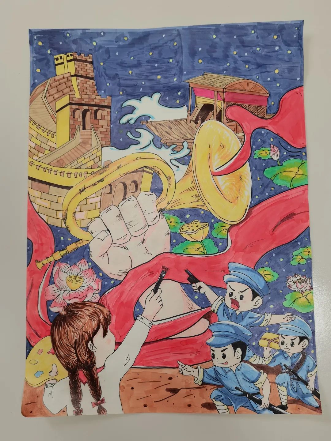  “笔墨绘华章 厚植爱国情”主题儿童绘画（七）