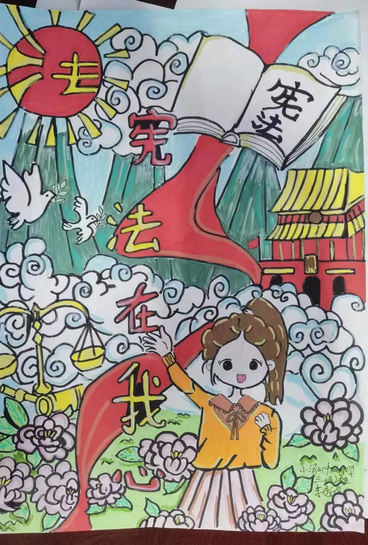 “宪法在我心中”二等奖作品-第3张