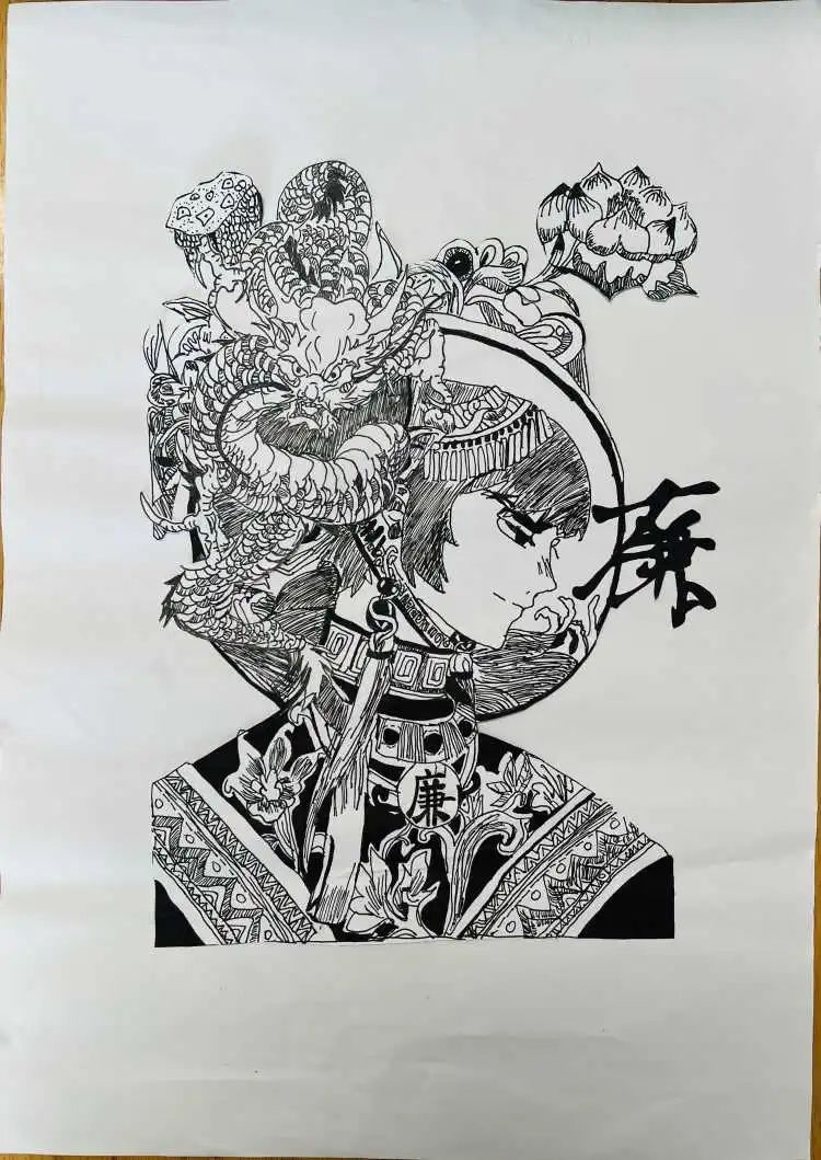 极具创意的清廉绘画图片
