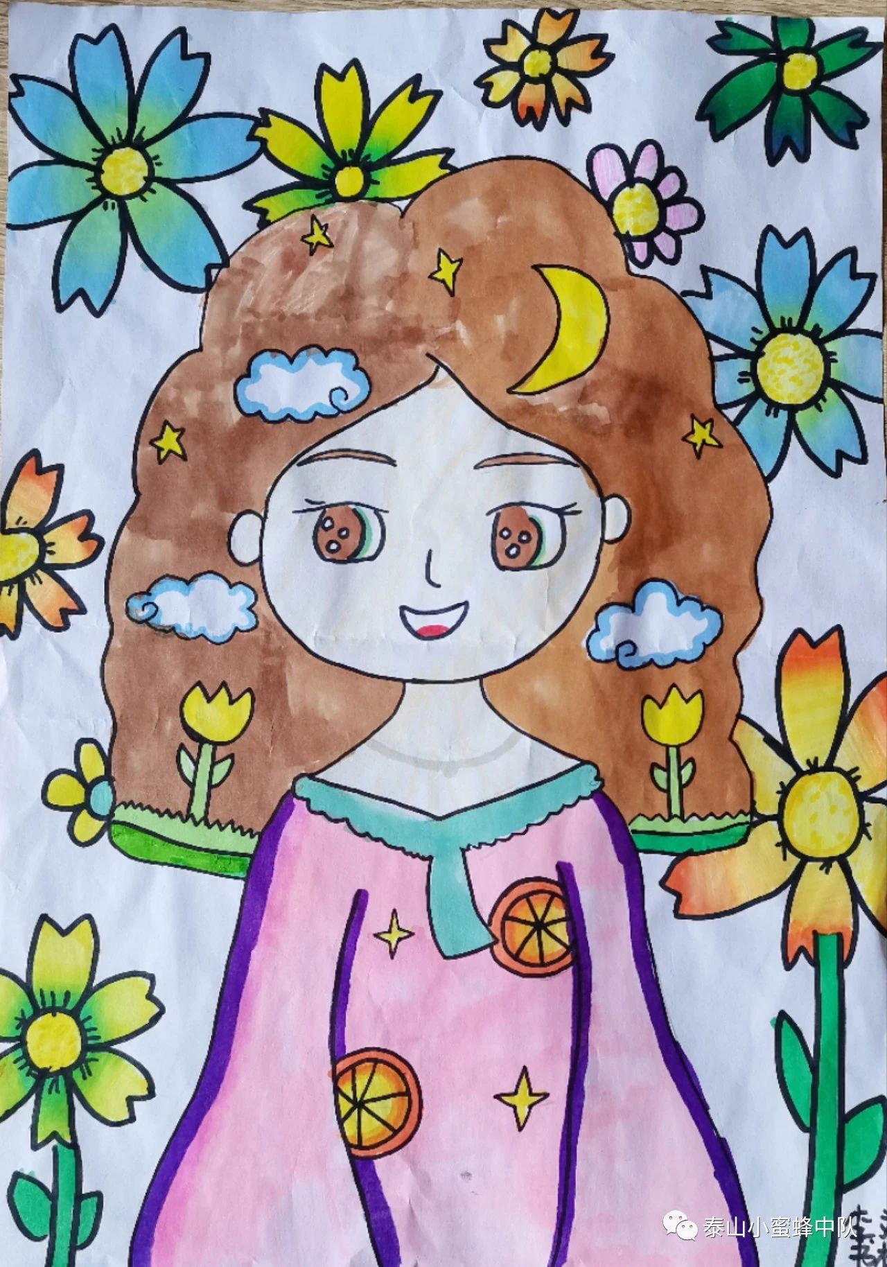 三八女神节儿童画一等奖作品