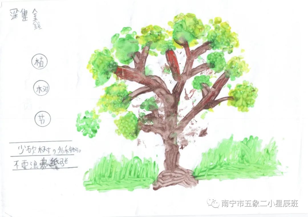 312植树节画画图片大全