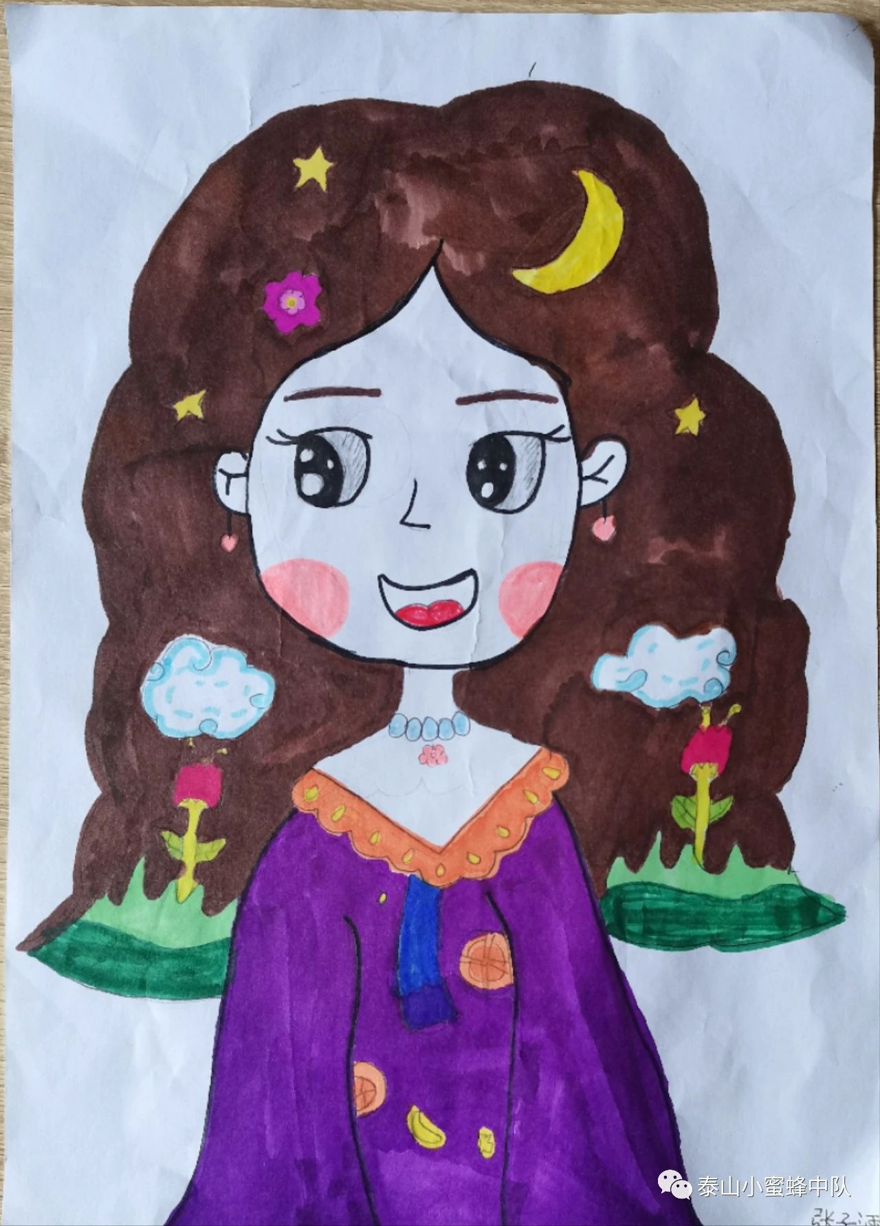 小学生三八妇女节儿童画
