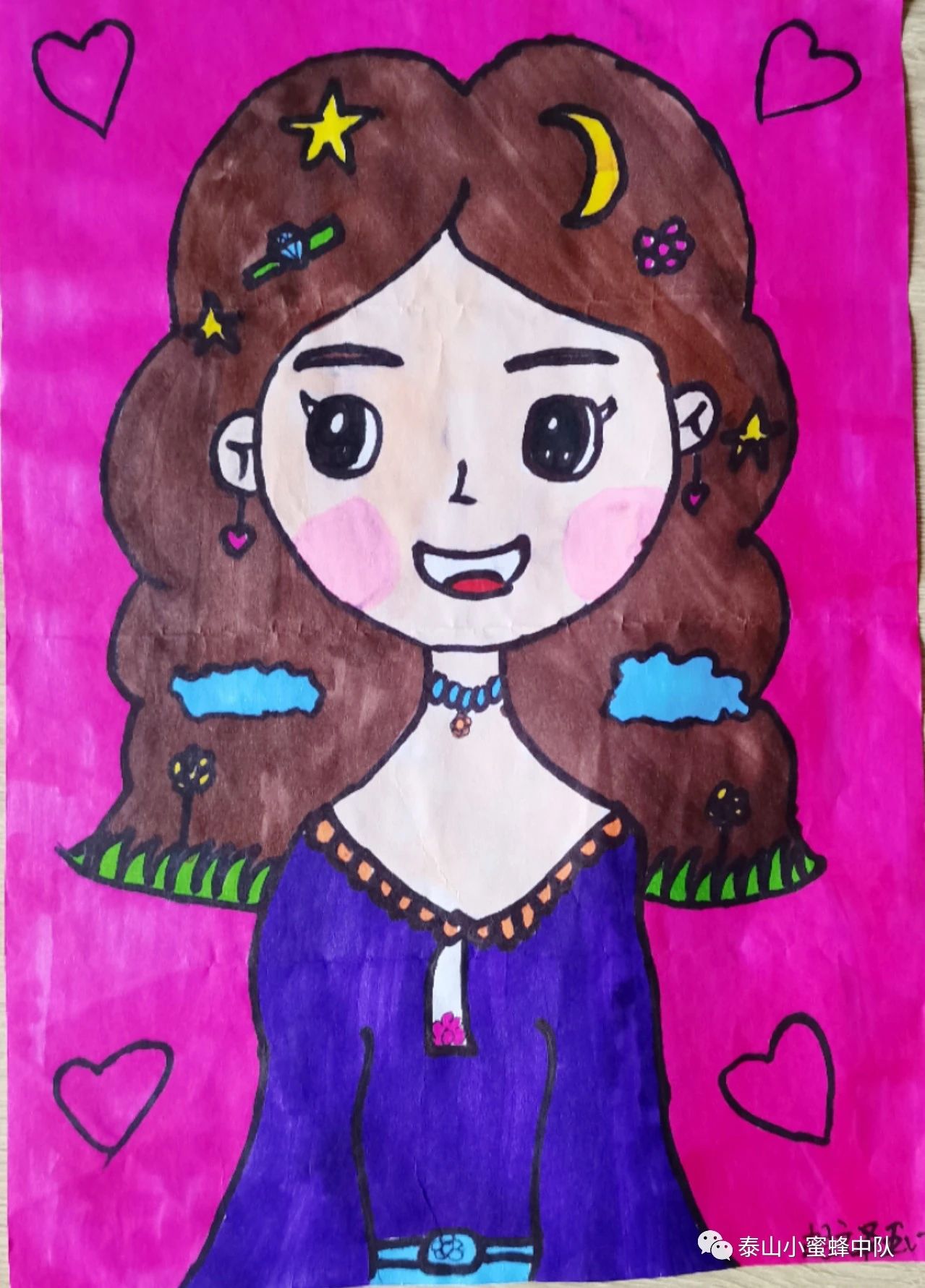 三八妇女节主题优秀绘画作品