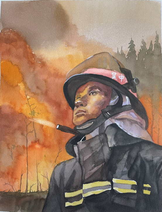 7张“保护森林 爱护家园”的儿童绘画