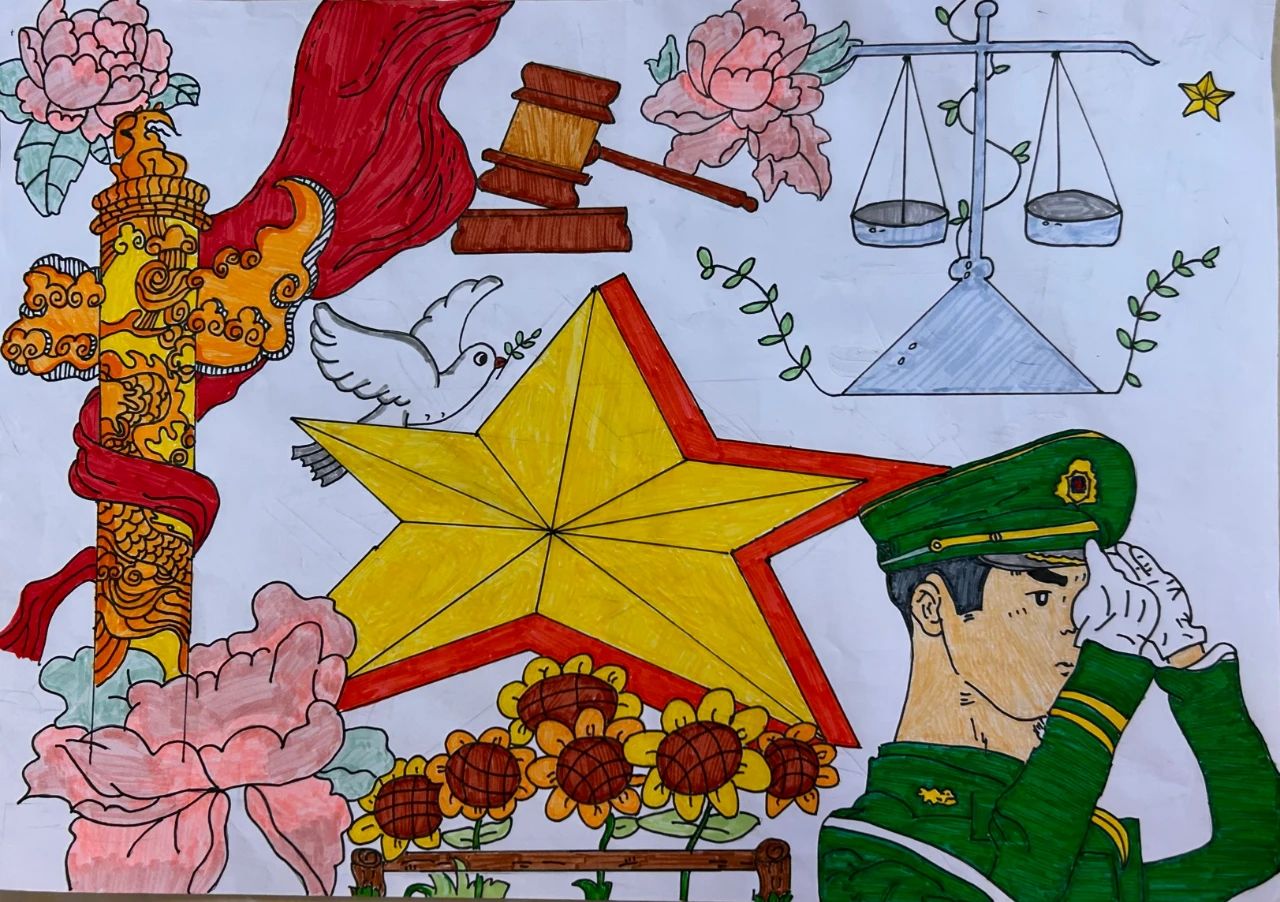 “国家安全 共同守护”国家安全主题画
