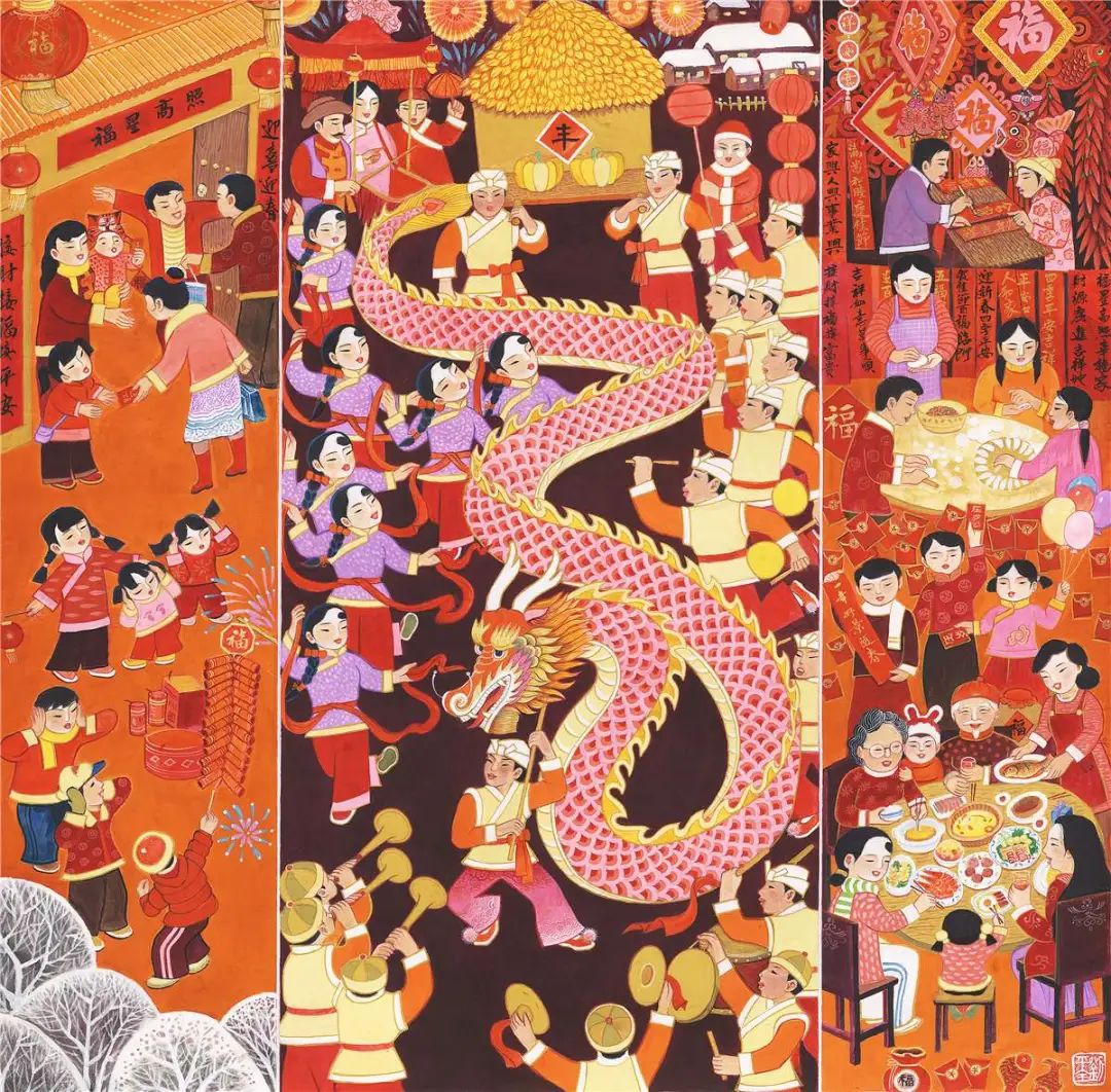 “辞旧迎新庆元旦 画笔飞扬绘新年”——新年绘画展示