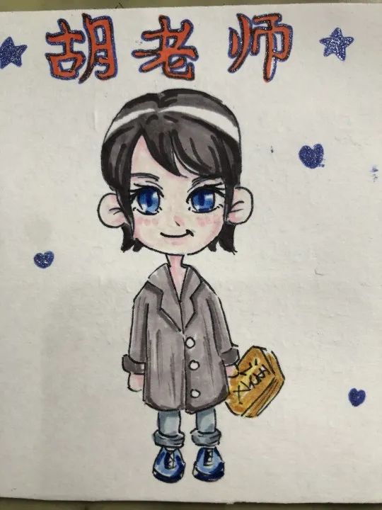 献给老师的主体儿童画作品