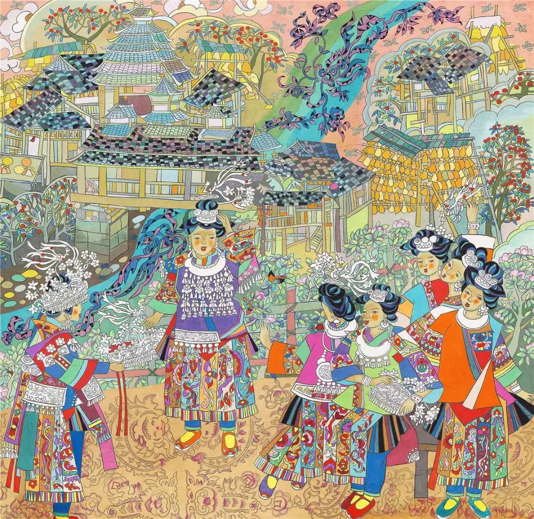 中国传统年画 —— 丰衣足食