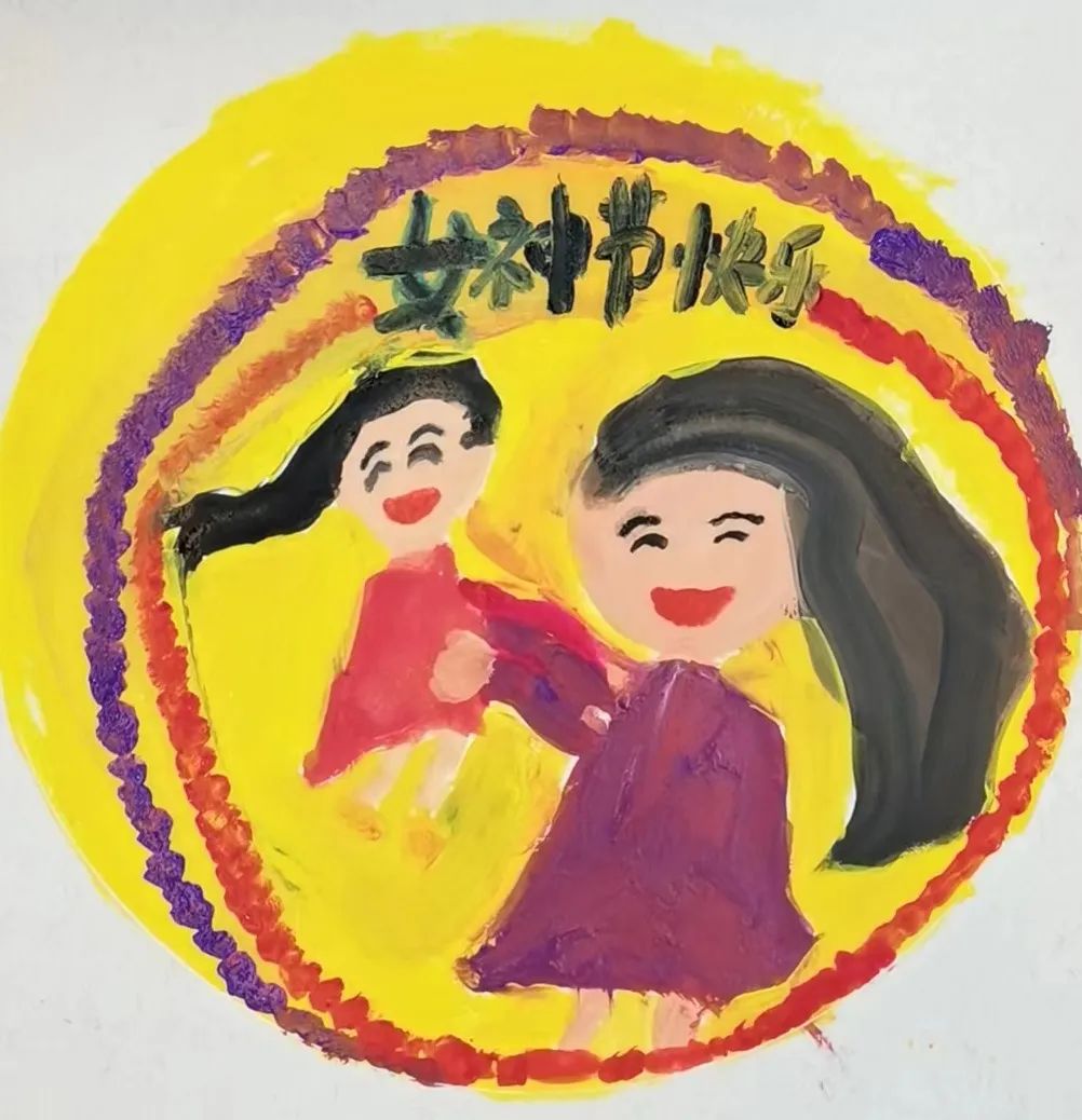 有关母亲节的儿童画