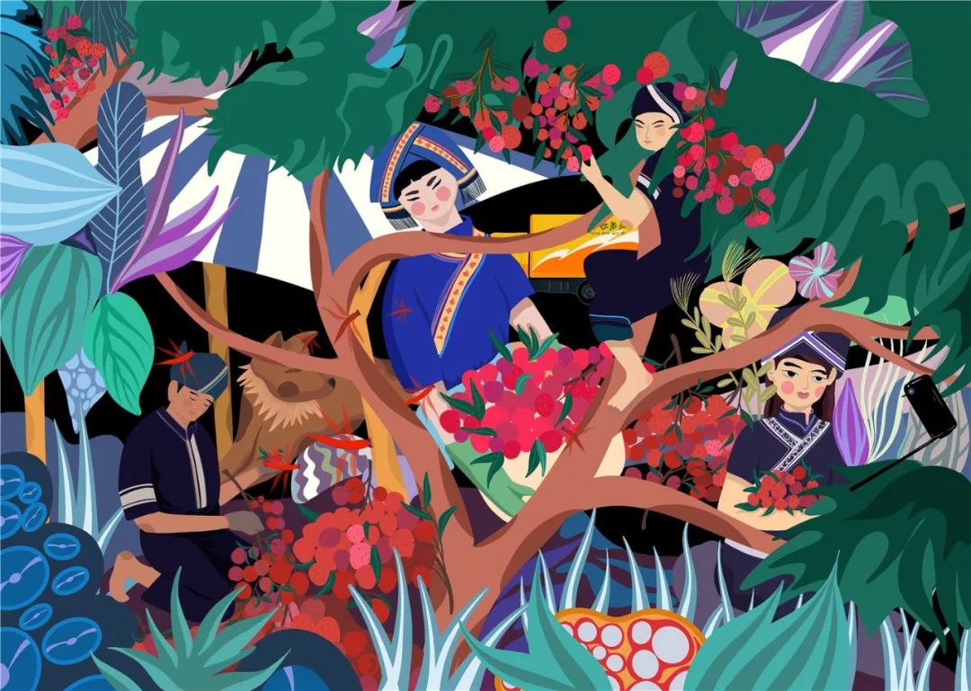 丰收图里好年景——年画作品
