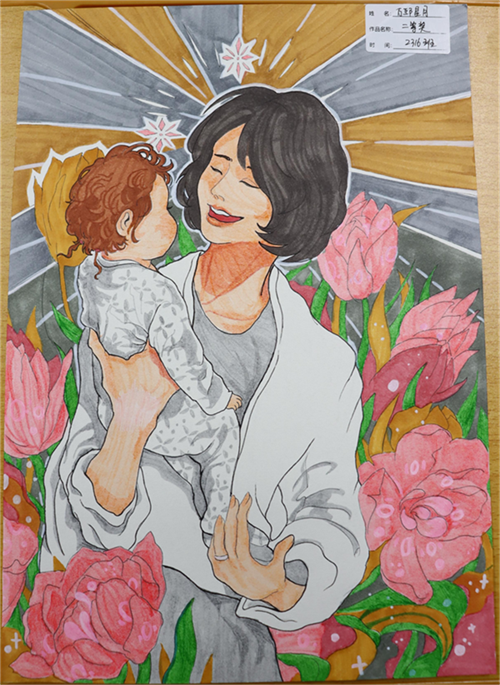 春风如你 熠熠芳华——38妇女节主题儿童画