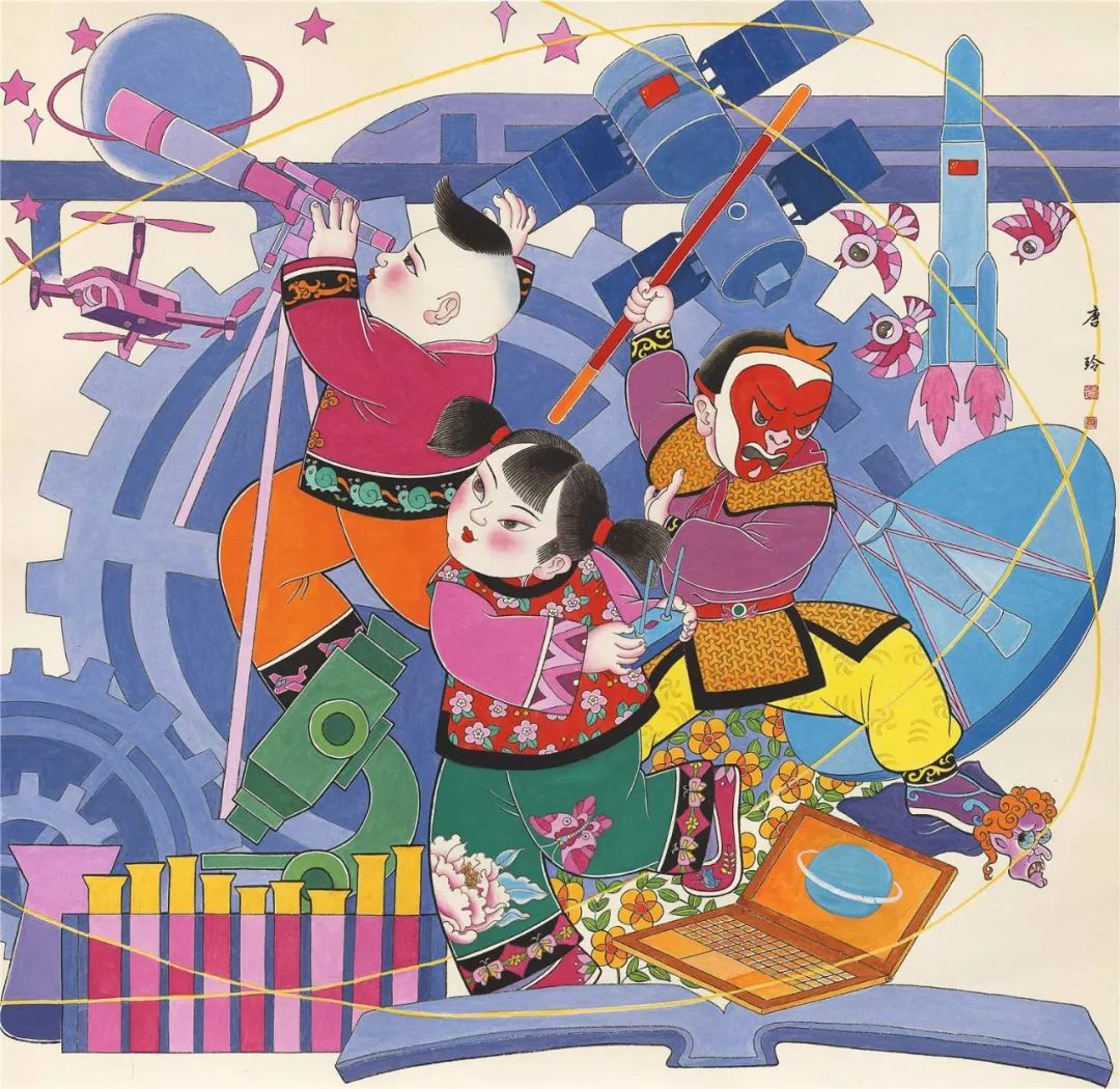 【中国乐 中国画 中国年】——新年年画作品