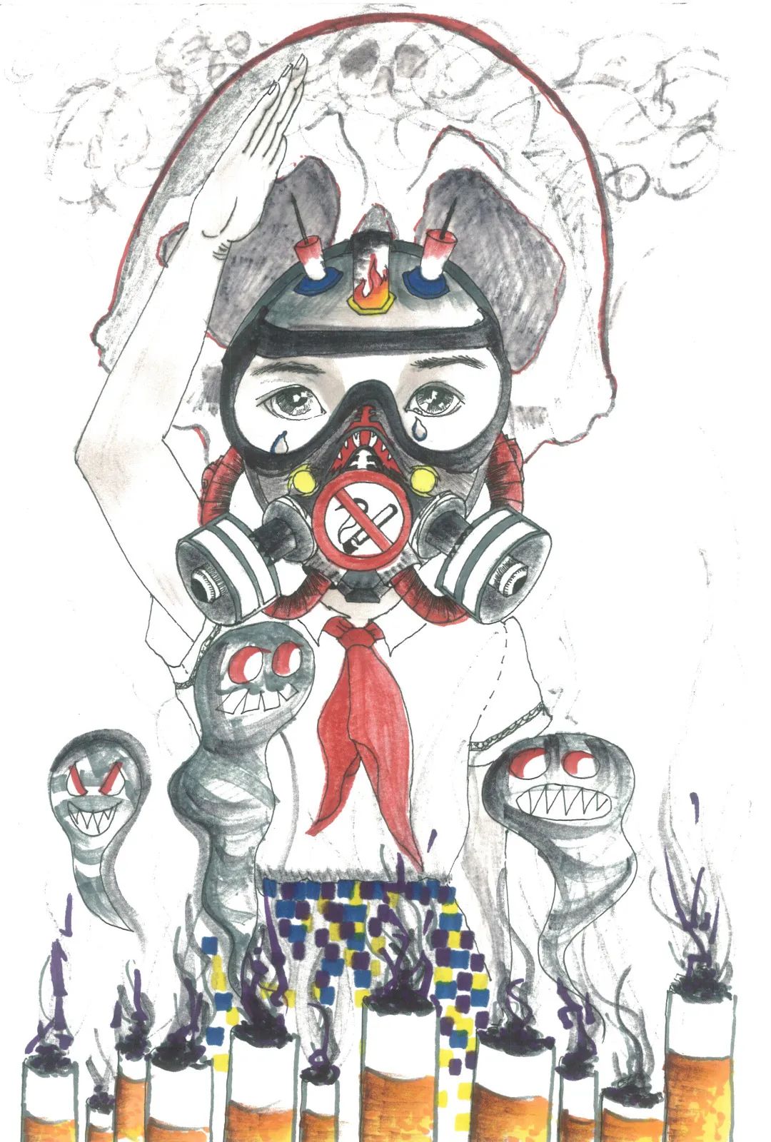 “绘少年力量 画无烟未来”青少年控烟绘画-第2张