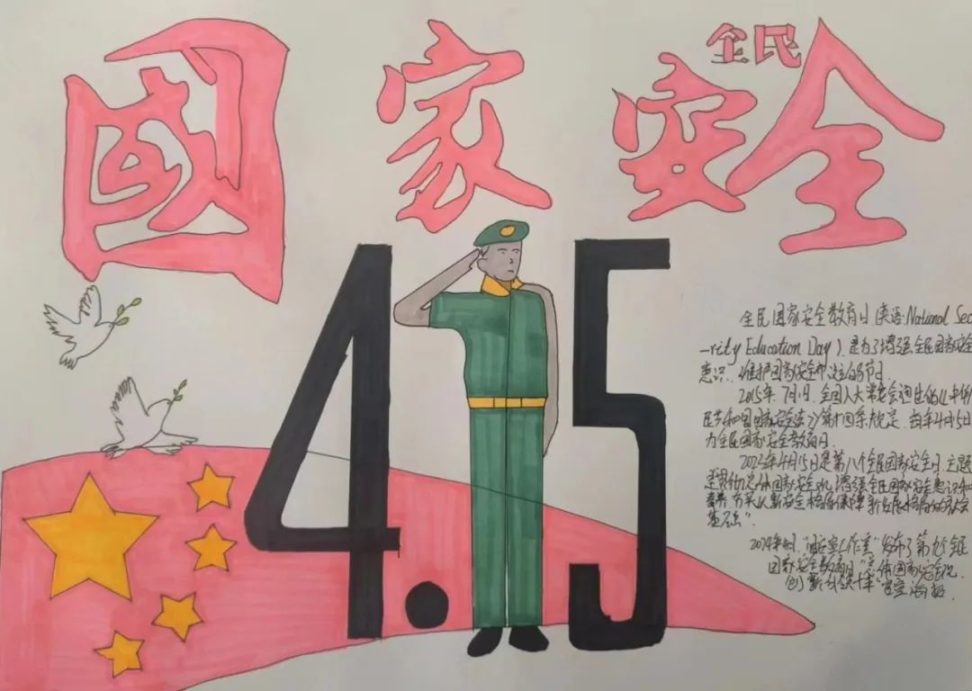 《国家安全在我心中》儿童画画图片-第5张