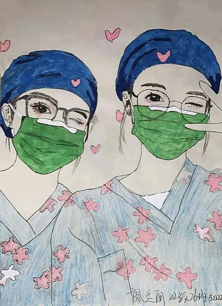 “我身边的南丁格尔”国际护士节儿童画一等奖 -第4张