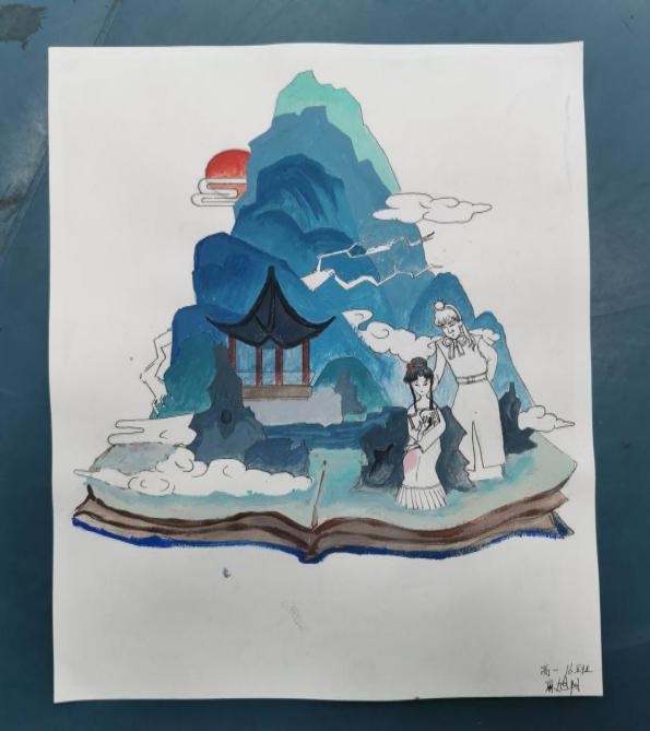 《红楼梦》人物儿童绘画图片展示-第24张
