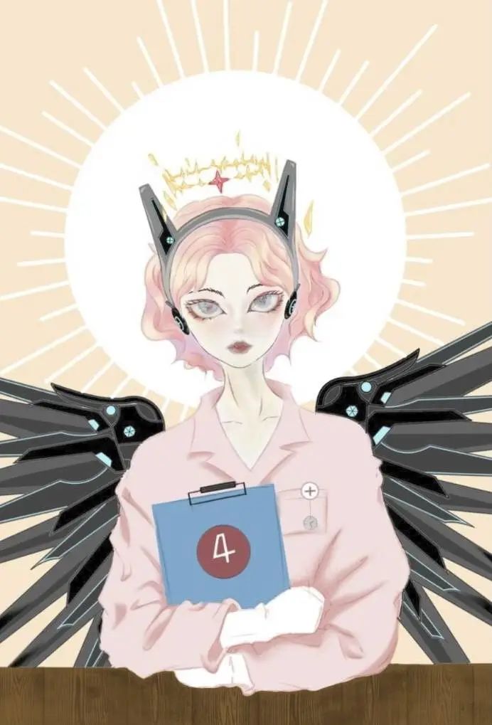 “我身边的南丁格尔”国际护士节儿童画一等奖 -第3张