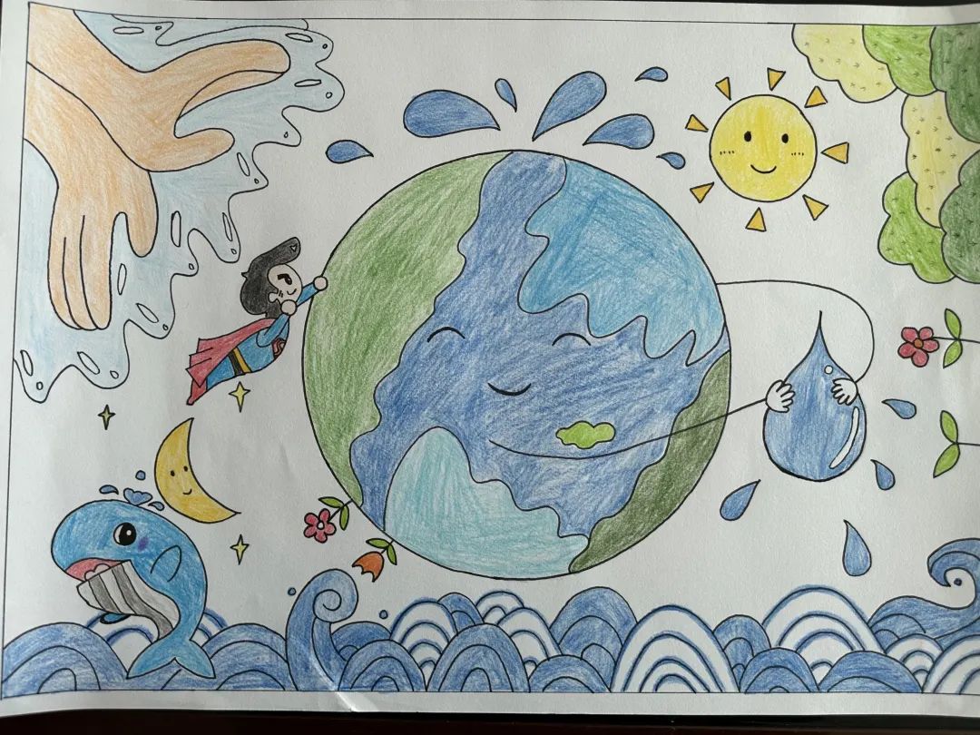 小学3.22世界水日暨中国水周儿童绘画