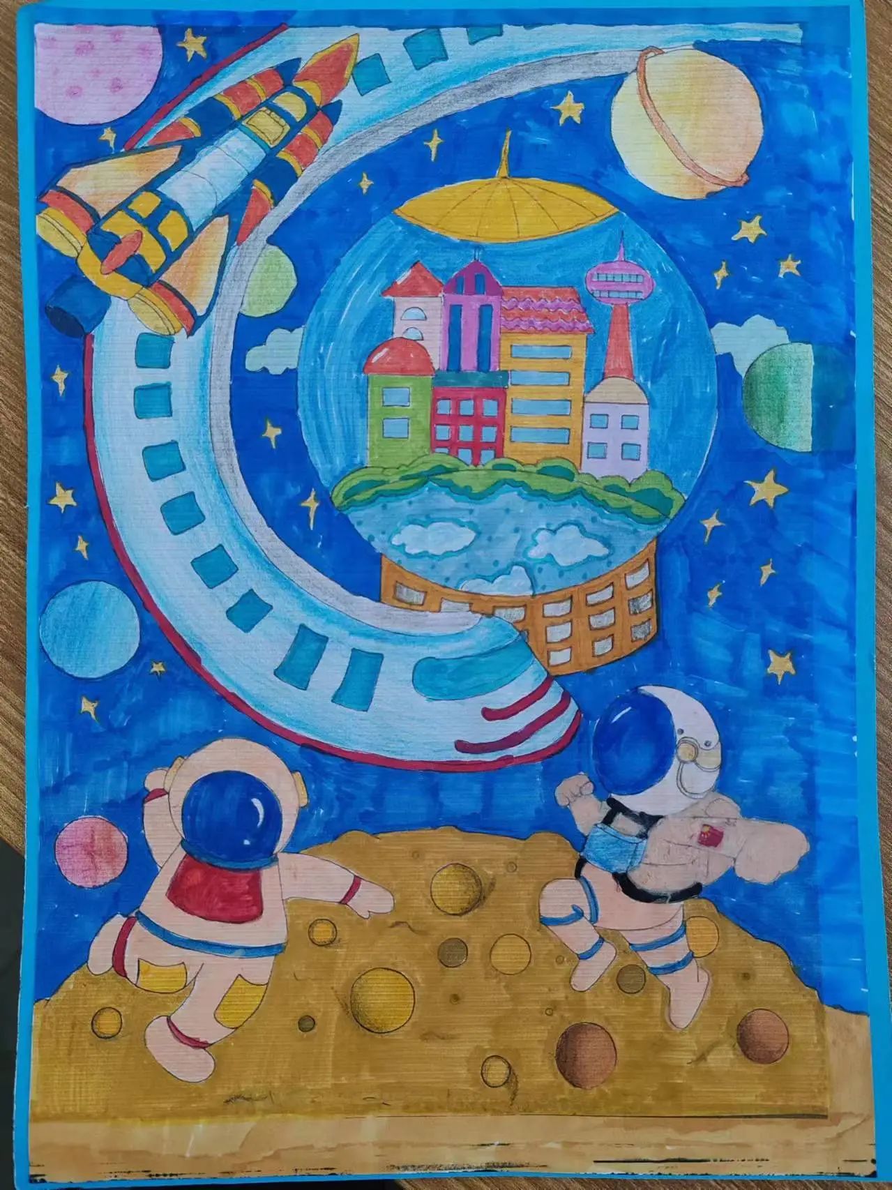 “科技兴国 未来已来”创意绘画精选8张