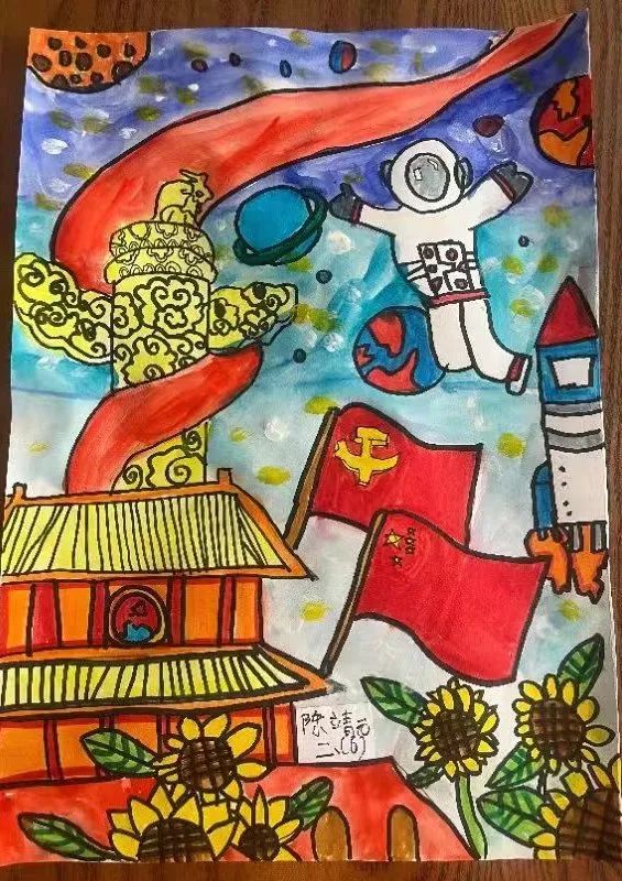 共青团儿童画图片大全-第4张