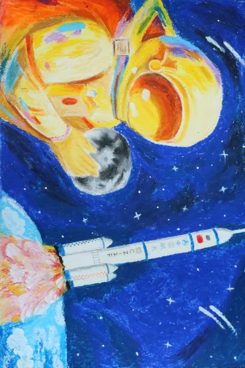“国防教育 科技兴国”优秀绘画作品-第1张