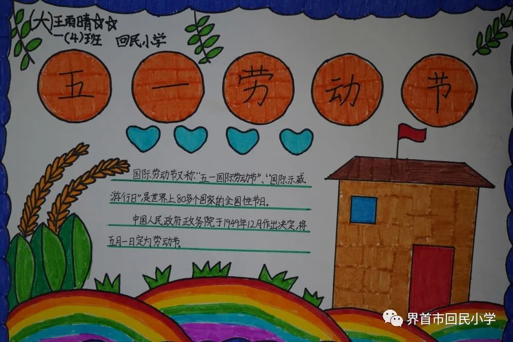 劳动节主题儿童绘画作品
