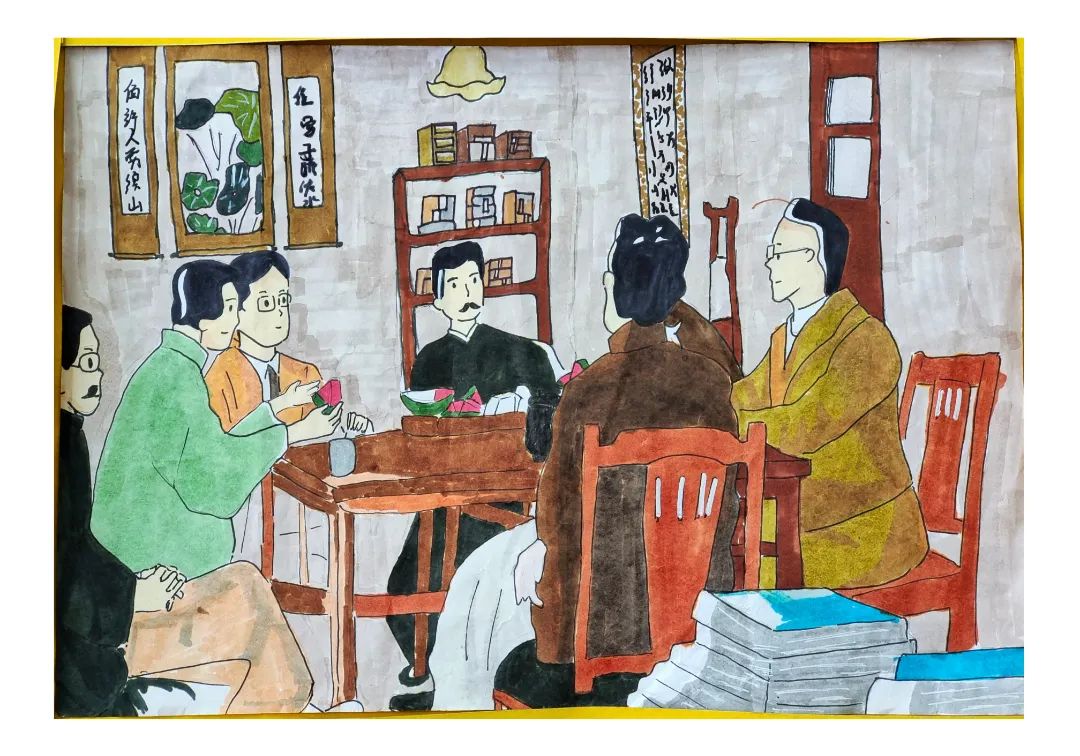 “无梦想 不青春 无奋斗 不青春”五四青年节人物作品画-第6张