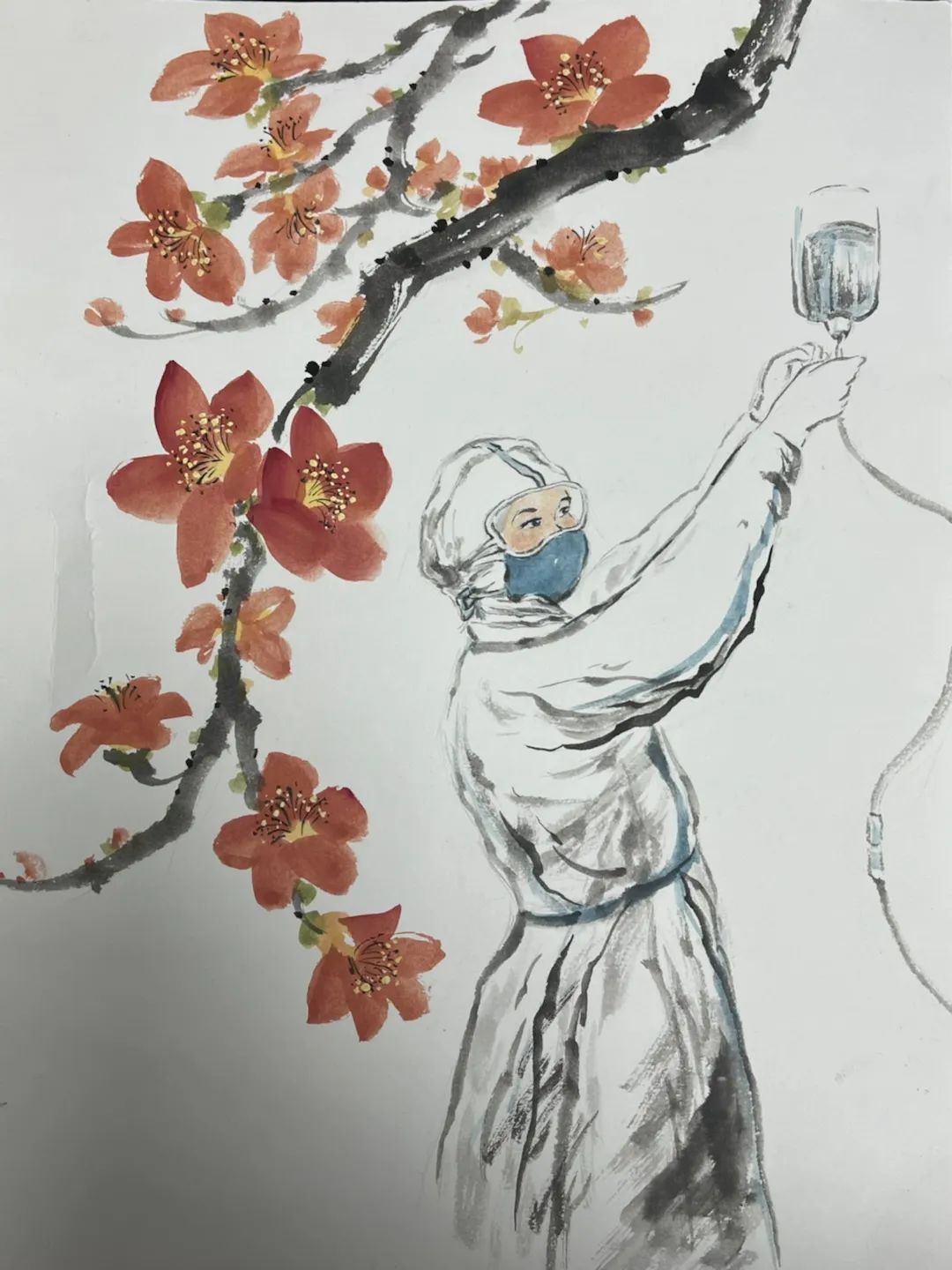“5·12守护天使 你最美丽”国际护士节主题画-第7张