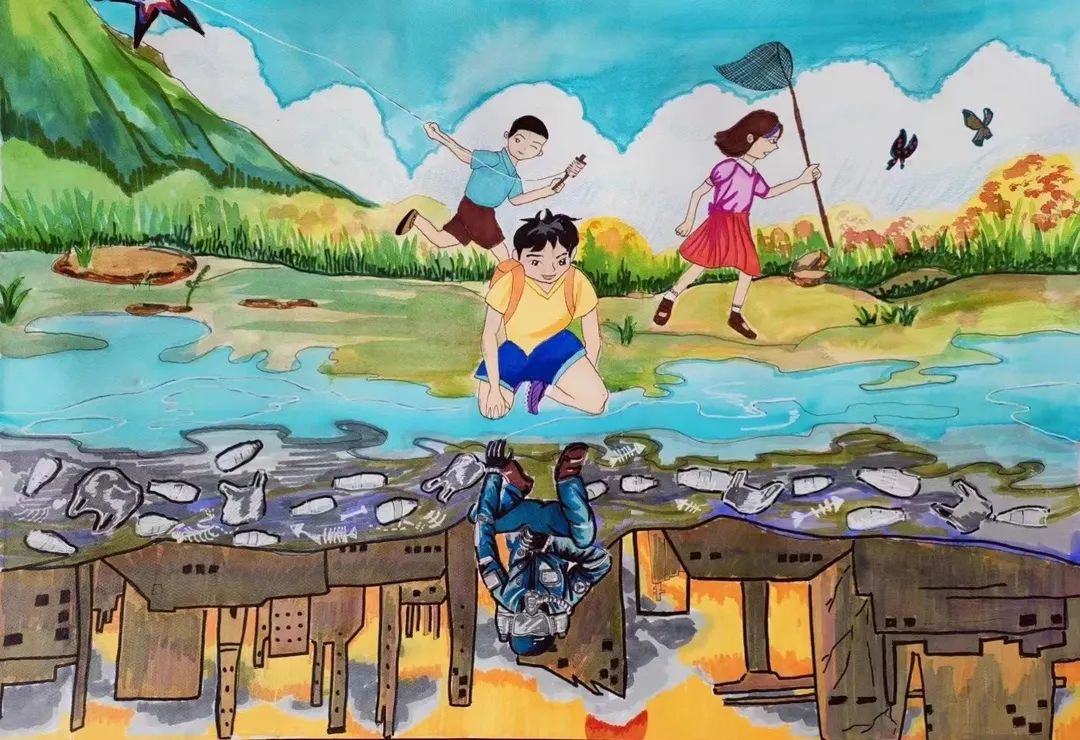 “保护地球 我有画说”绘画大赛作品图片-第7张