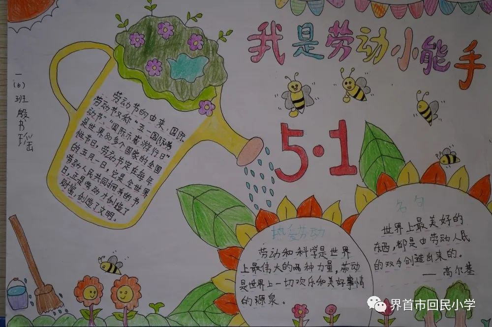 “五一”劳动节小学生绘画作品比赛