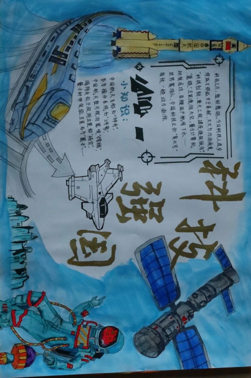 “国防教育 科技兴国”优秀绘画作品-第2张