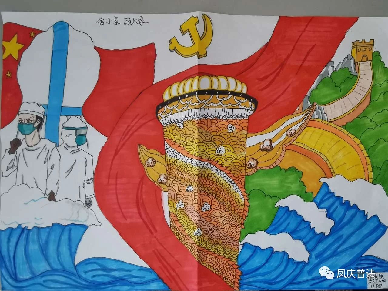 国家安全人人有责主题绘画作品
