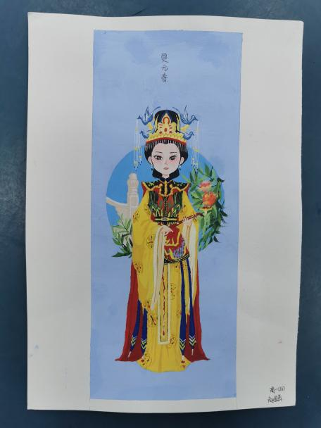 《红楼梦》人物儿童绘画图片展示-第4张