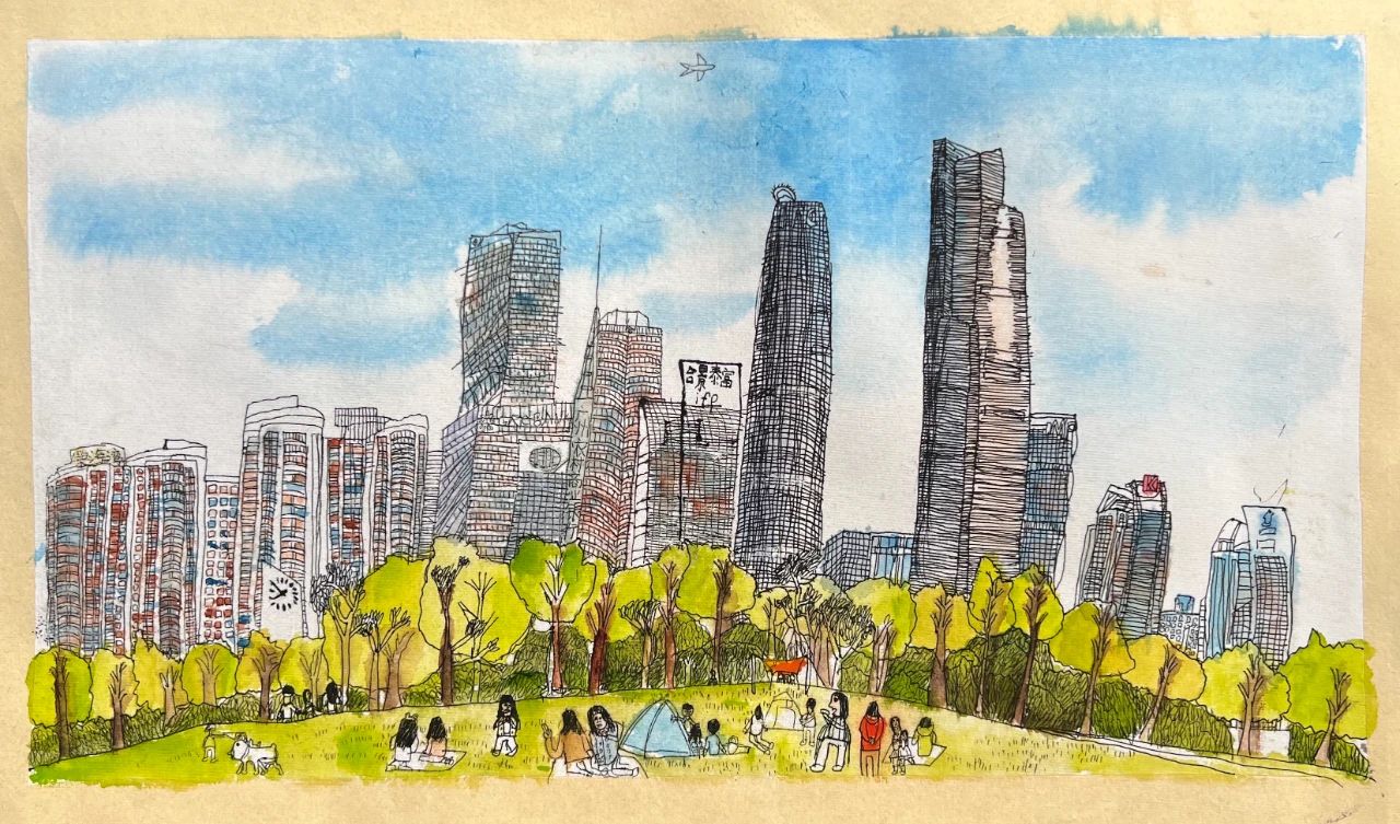 “保护海洋 守护蔚蓝”地接地球日创意绘画-第2张