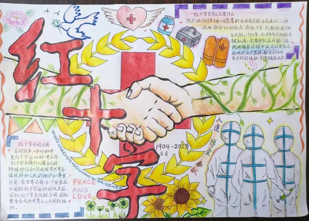 5.8世界红十字日儿童画
