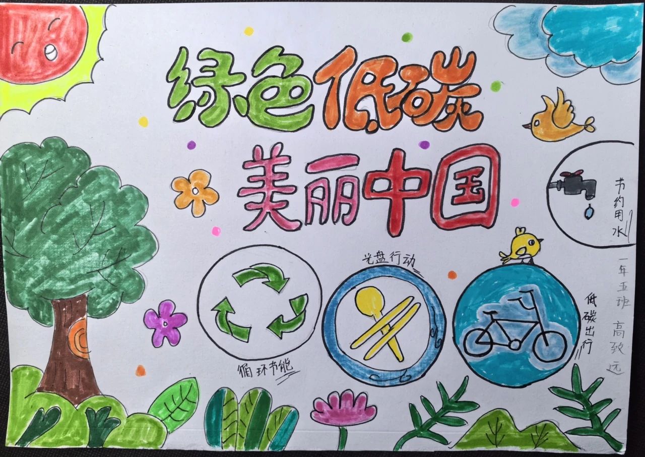 “点亮绿色生活 共建美丽家园”全国节能宣传绘画作品-第2张