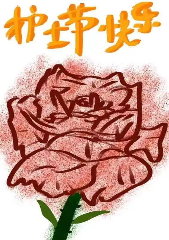 “当护士节遇上母亲节”2024护士节绘画-第6张