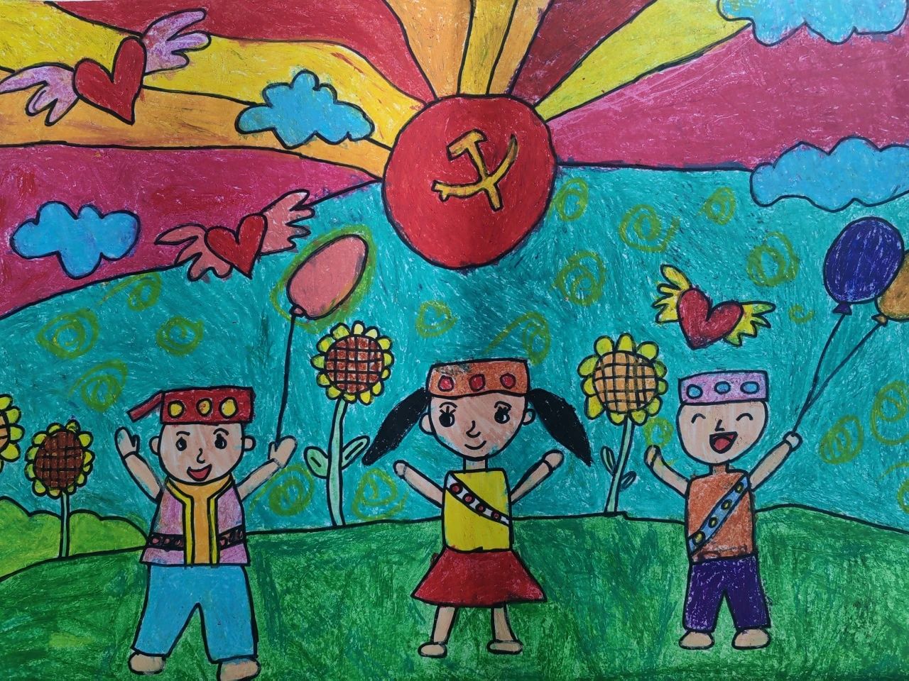 “童心童画 欢庆六一”儿童节绘画-第3张