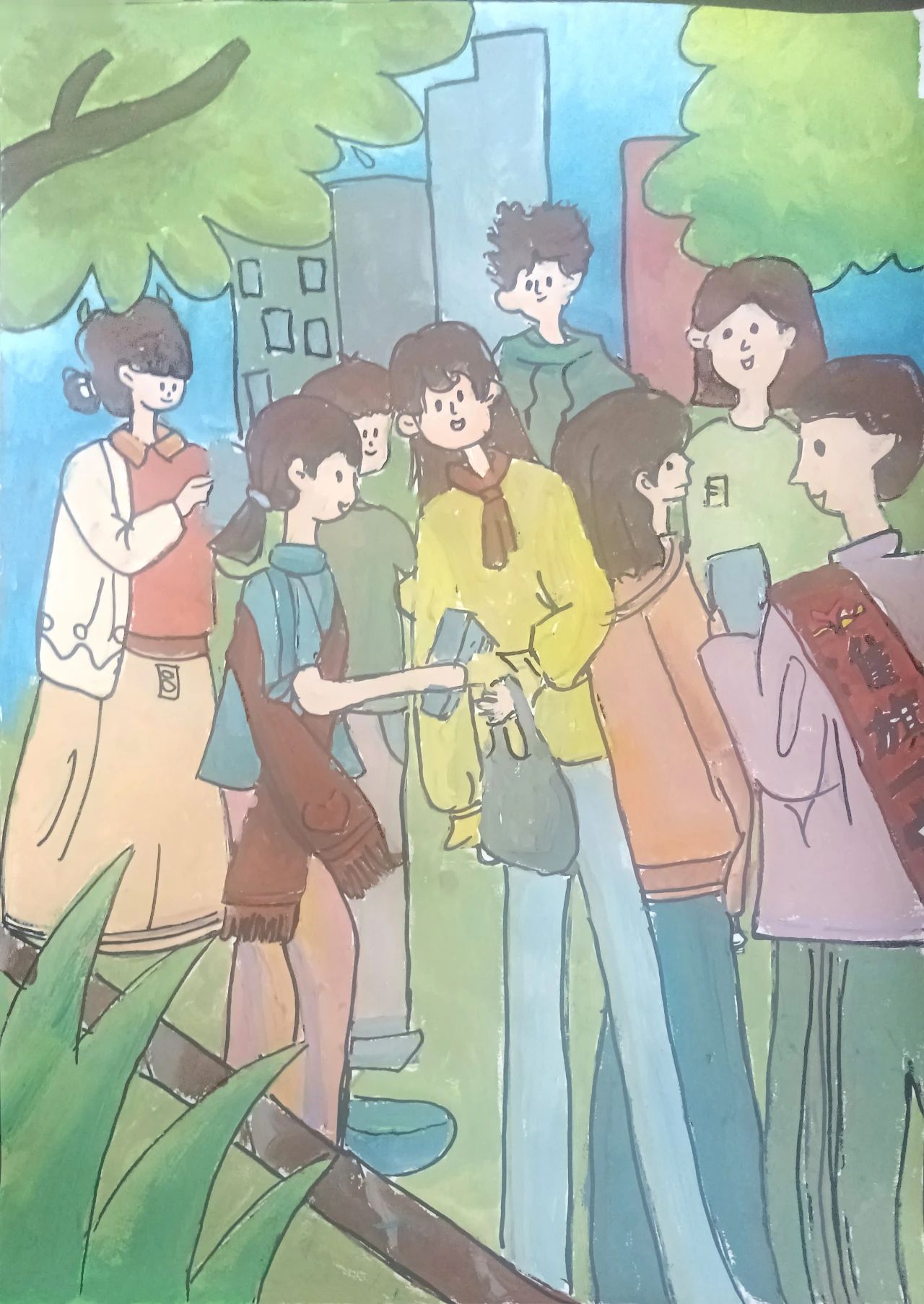 红十字绘画获奖绘画图片-第3张