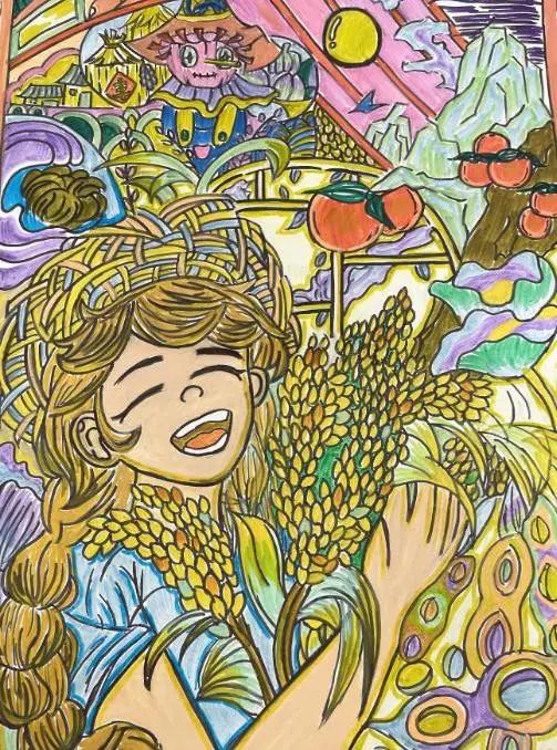 5·1劳动节主题儿童绘画作品-第3张