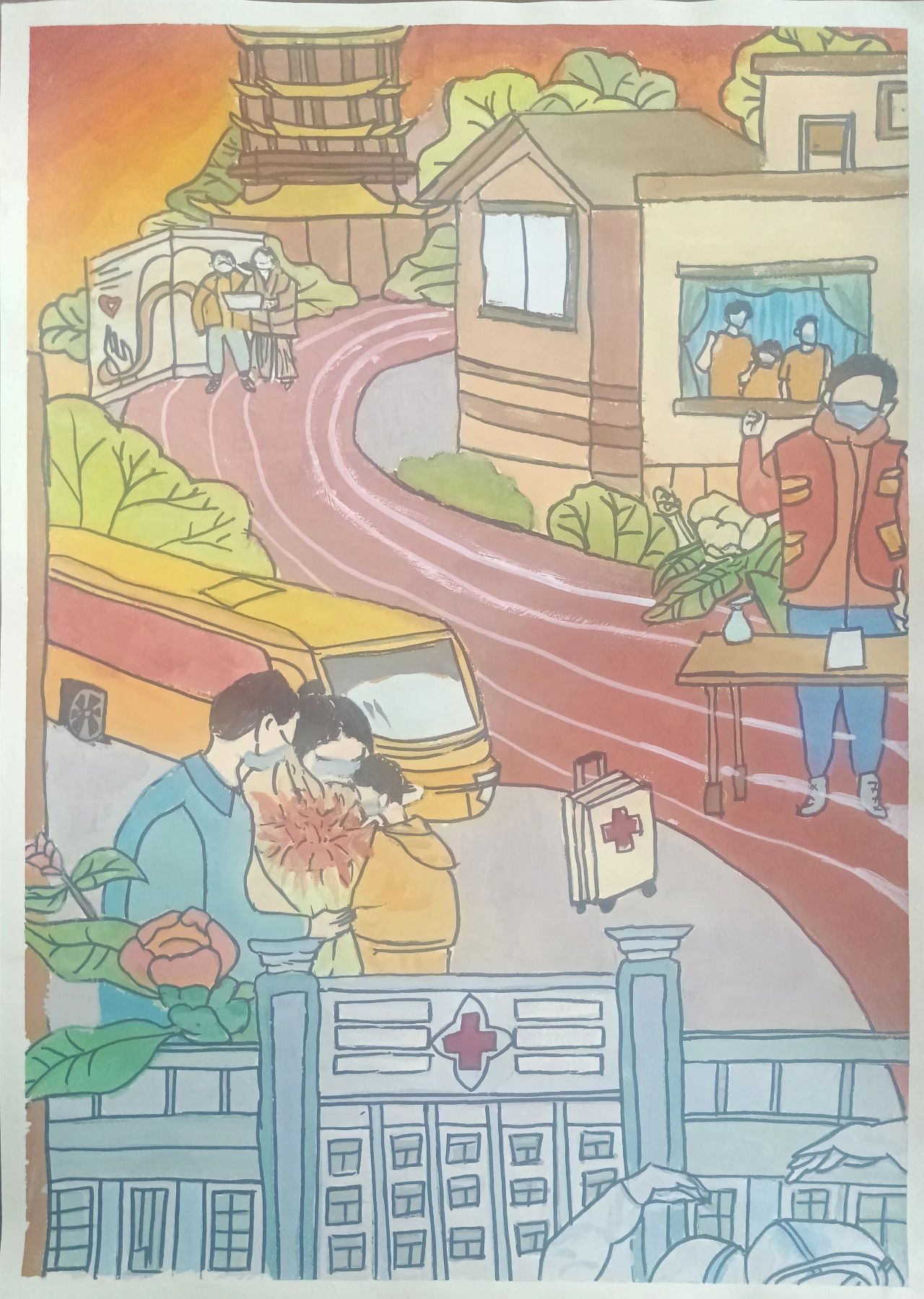 红十字绘画获奖绘画图片-第4张