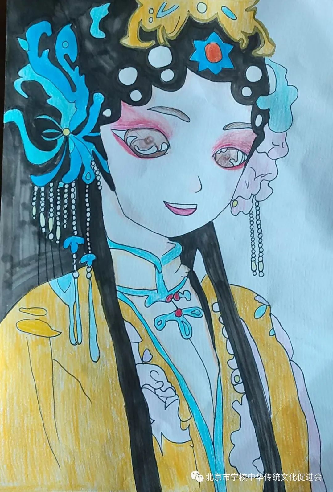 “中国风京剧 国粹展芳华”优秀绘画作品（6张）